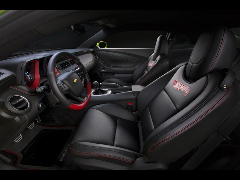 Interior of a Hot Wheels Camaro