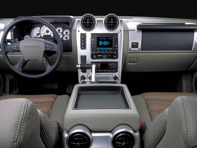 Interior of a Hummer H2
