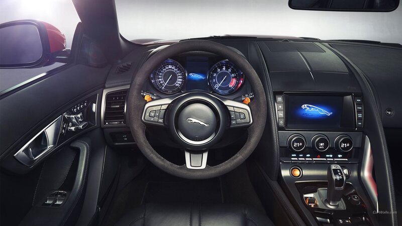 Interior of a Jaguar Car