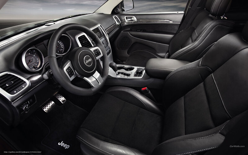 Interior of a Jeep — Black, Dramatic