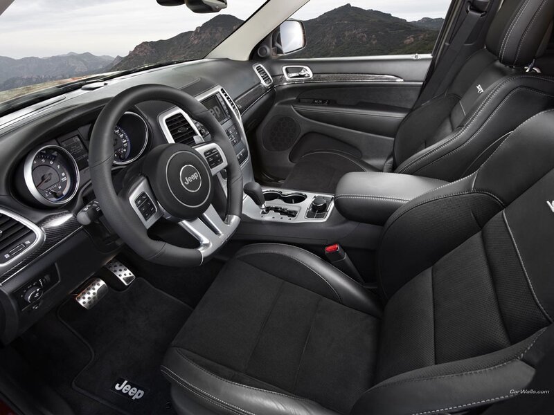 Interior of a Jeep Grand Cherokee
