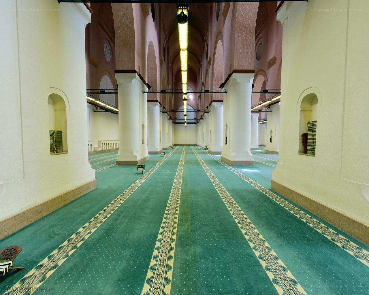 Interior of a large mosque