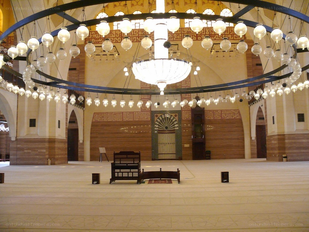 Interior of a large mosque