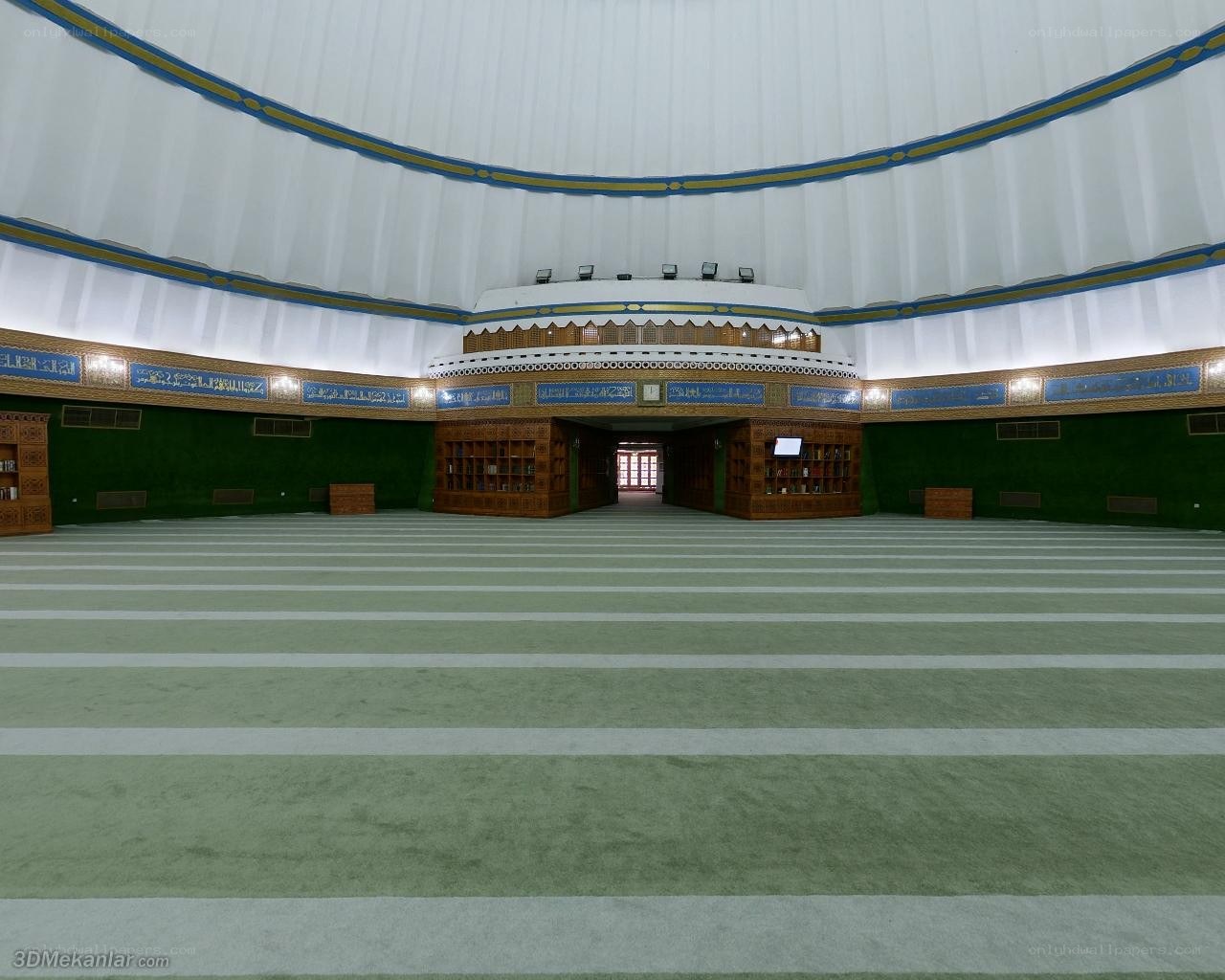 Interior of a large mosque