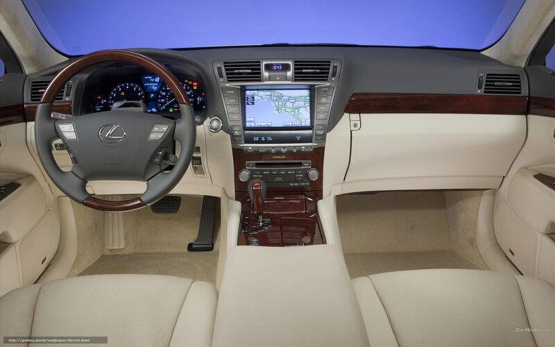 Interior of a Lexus Car — Beige