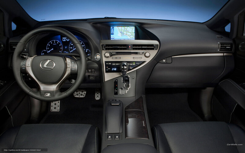 Interior of a Lexus Car — Black, Modern