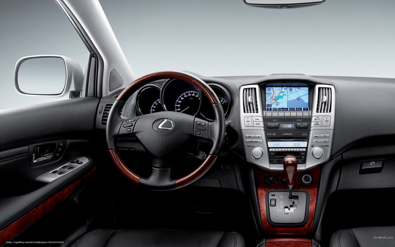 Interior of a Lexus Car — Black, Neutral