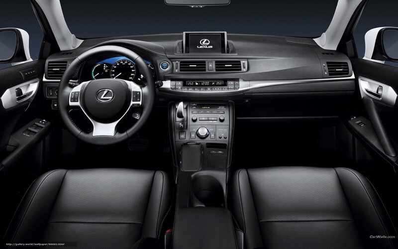 Interior of a Lexus Car — Black