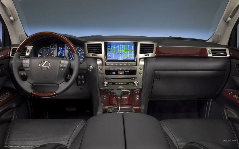 Interior of a Lexus Suv