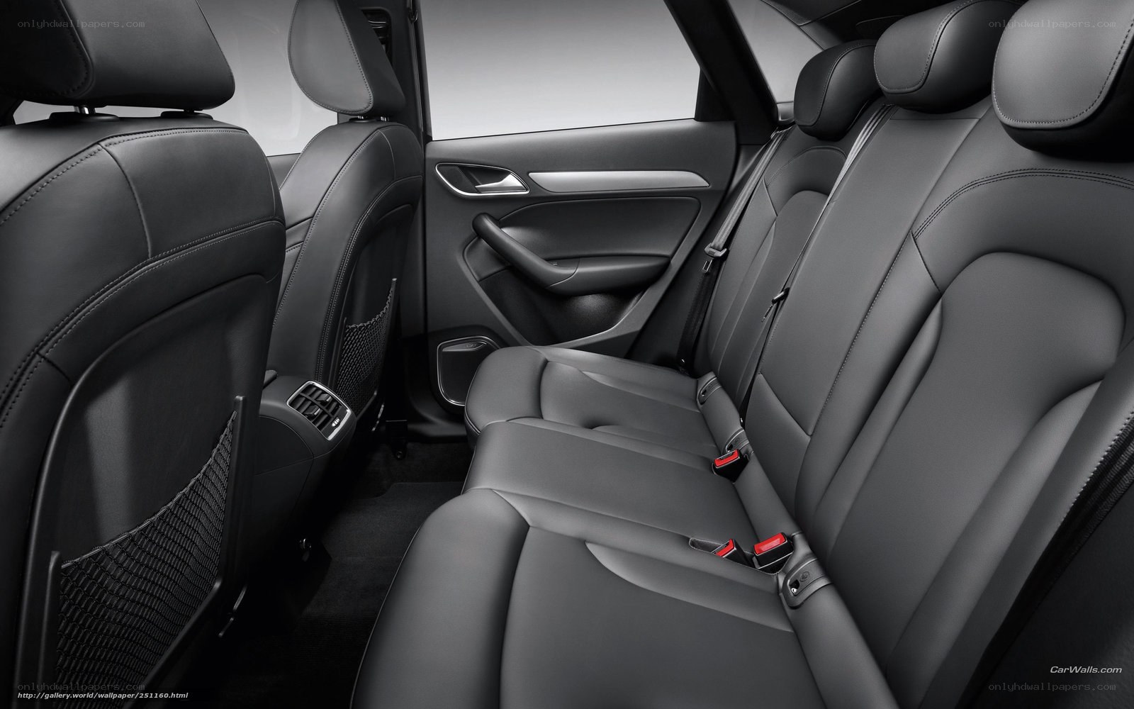 Interior of a luxury car