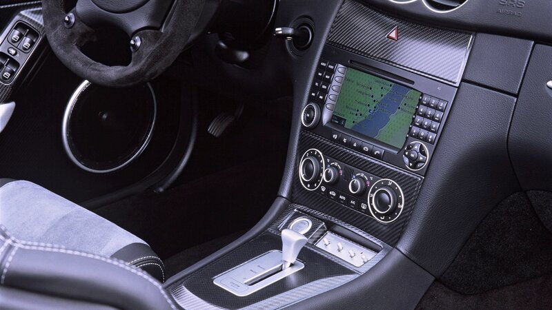 Interior of a luxury car