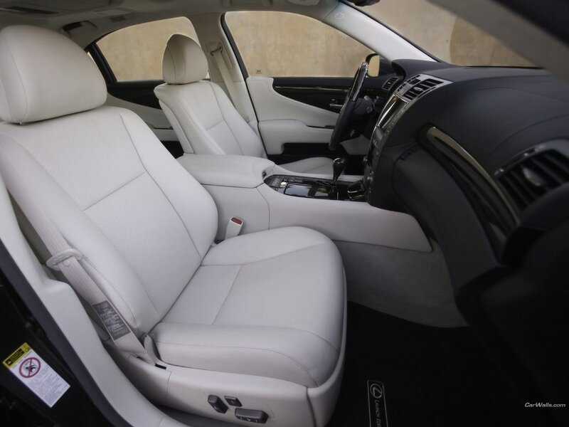 Interior of a luxury car