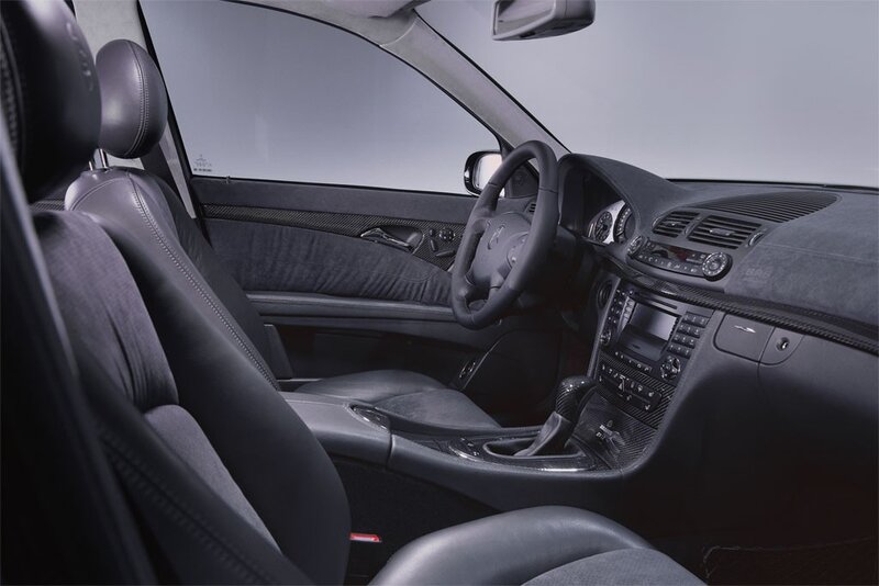 Interior of a luxury car