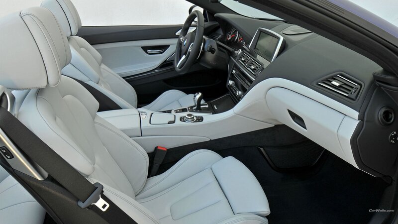 interior of a luxury car