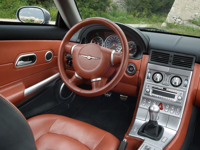 Interior of a luxury car