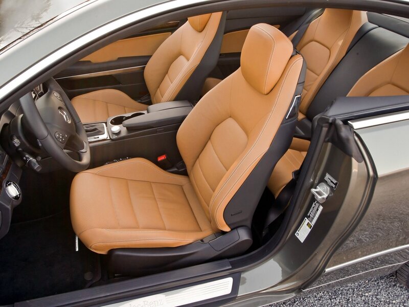 Interior of a luxury car