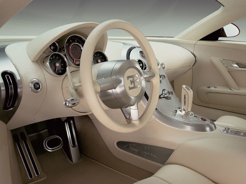Interior of a Luxury Car — Beige, Luxurious, Photograph
