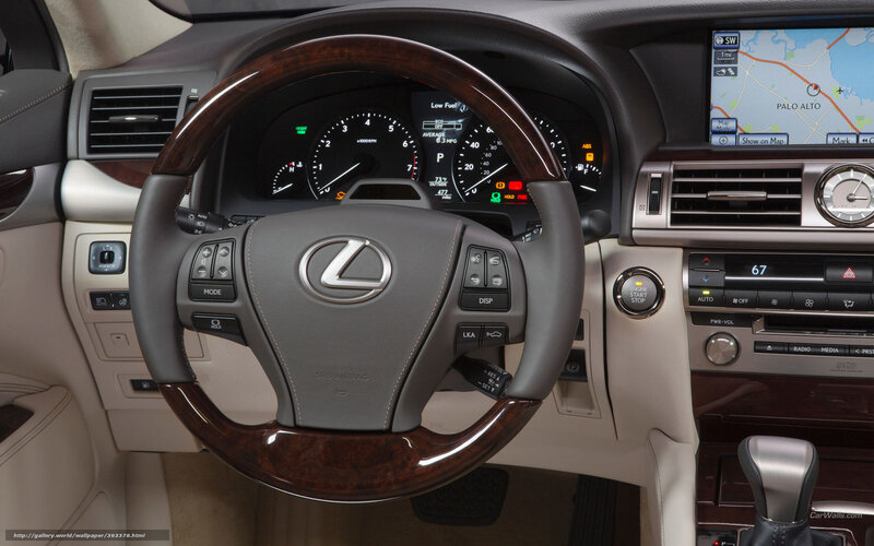 Interior of a Luxury Car — Beige, Neutral, Photograph, Steering Wheel