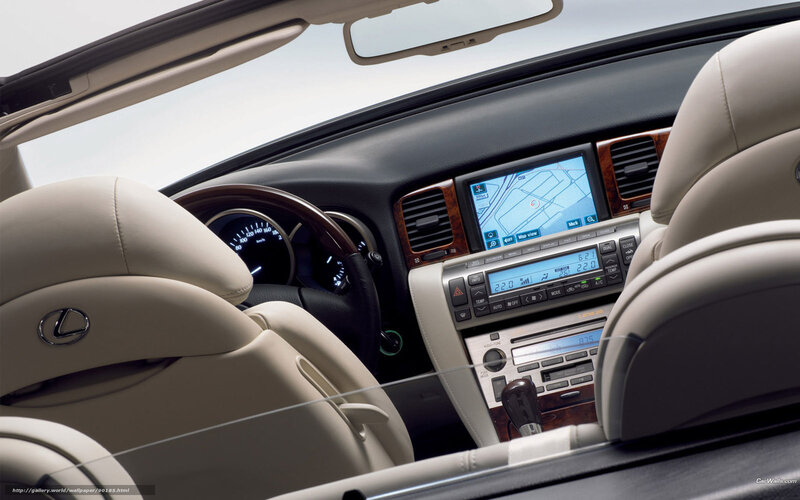 Interior of a Luxury Car — Beige