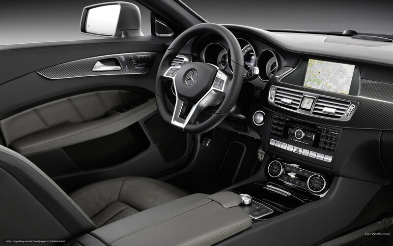 Interior of a Luxury Car — Black, Modern