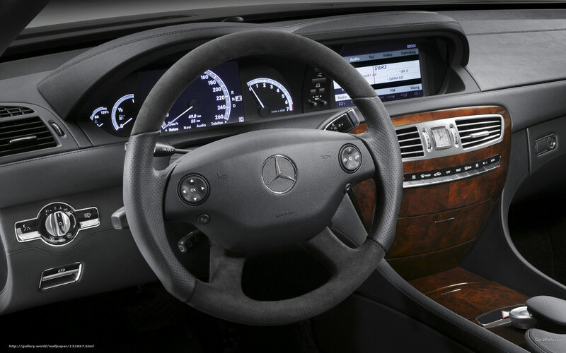 Interior of a Luxury Car — Black, Neutral, Photograph, Steering Wheel