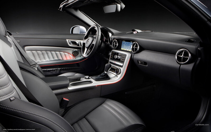 Interior of a Luxury Car — Black, Sleek, Photograph