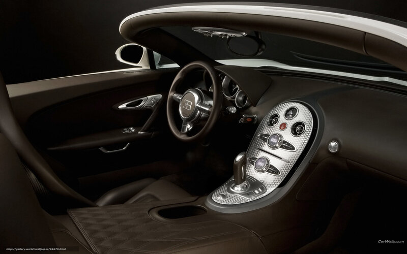 Interior of a Luxury Car — Black