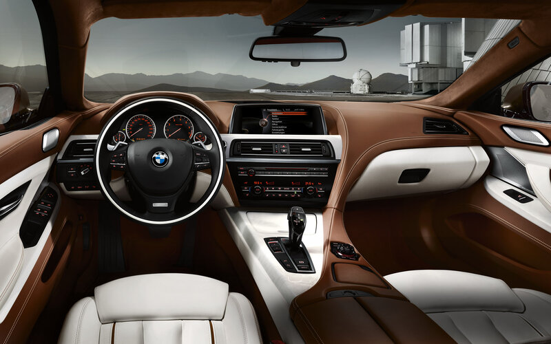 Interior of a Luxury Car — Brown, Modern