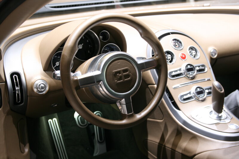 Interior of a Luxury Car — Tan, Luxurious, Photograph