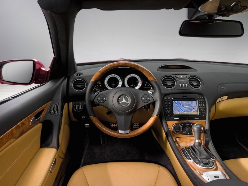 Interior of a Luxury Car — Tan, Neutral