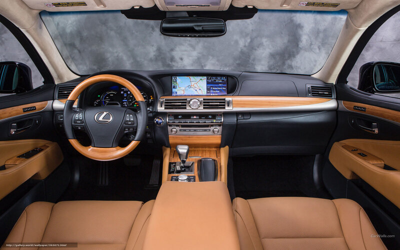 Interior of a Luxury Car — Tan