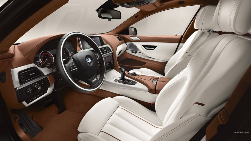 Interior of a Luxury Car — White, Luxurious