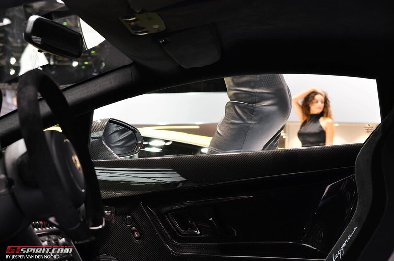 Interior of a luxury sports car