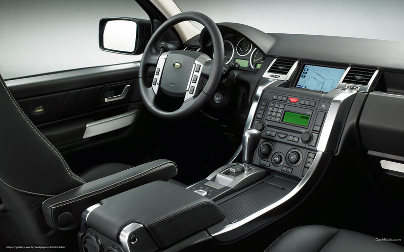 Interior of a luxury SUV