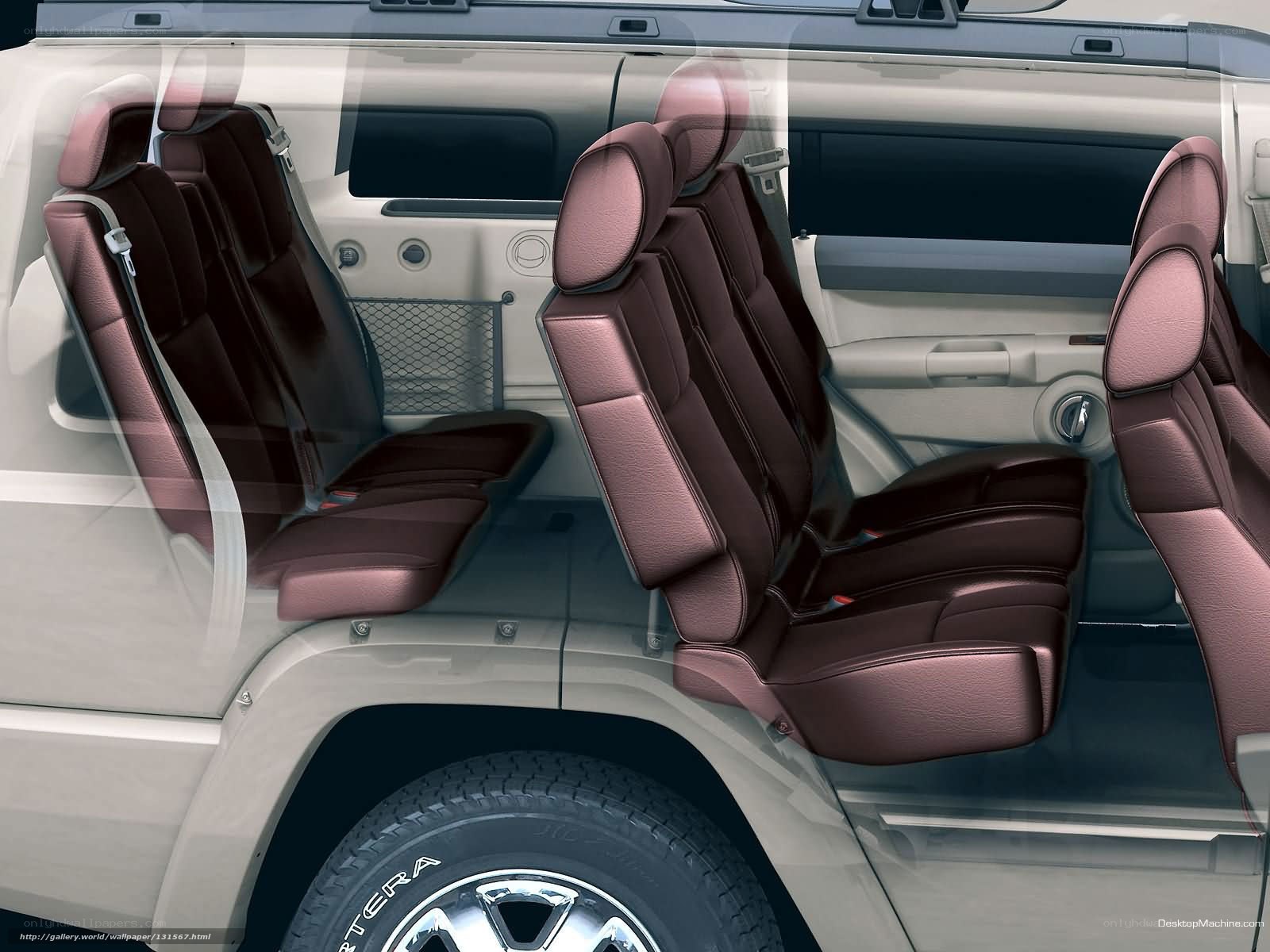 Interior of a luxury SUV