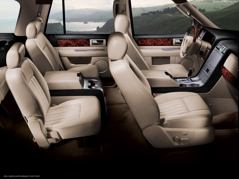 Interior of a Luxury SUV — Beige
