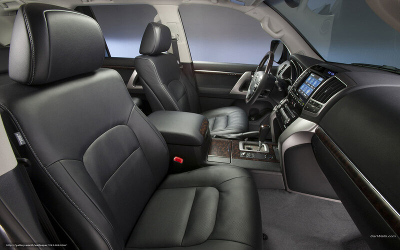 Interior of a Luxury SUV — Black, Neutral