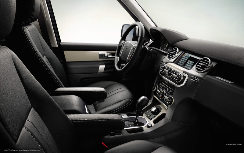 Interior of a Luxury SUV — Black