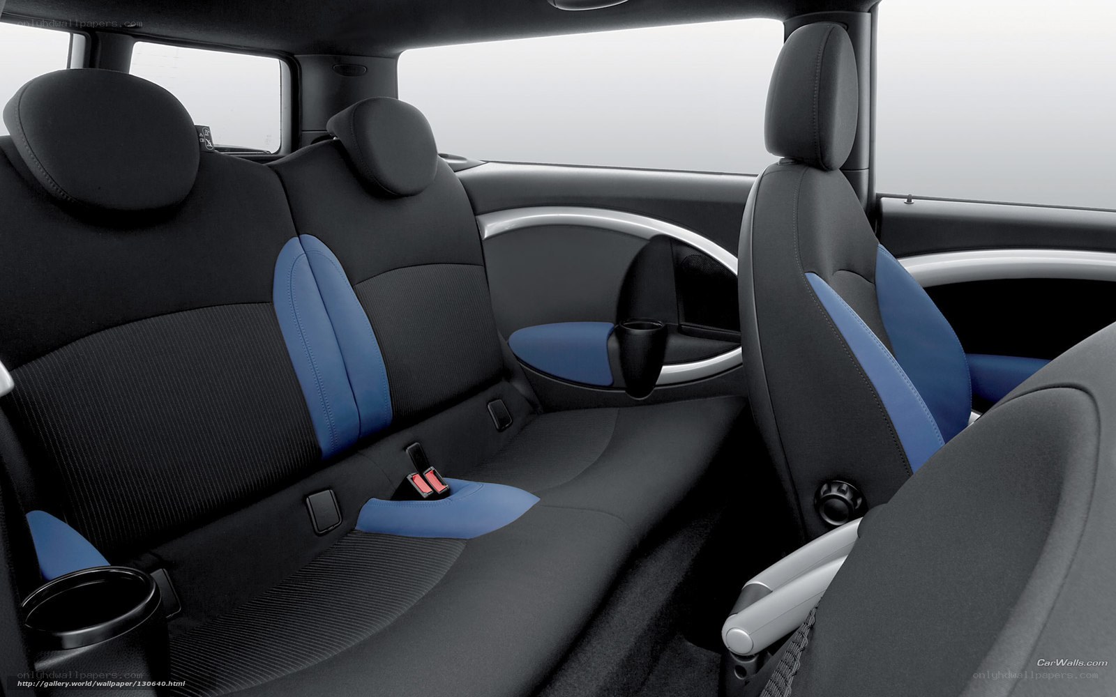 interior of a mini car