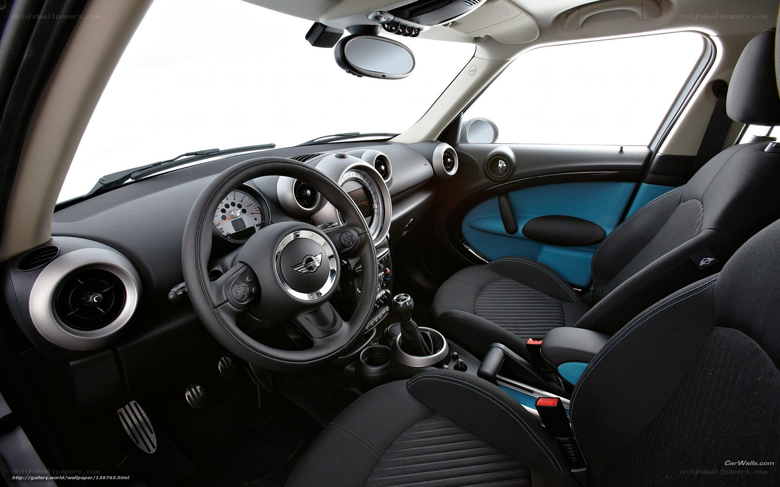 Interior of a MINI Cooper