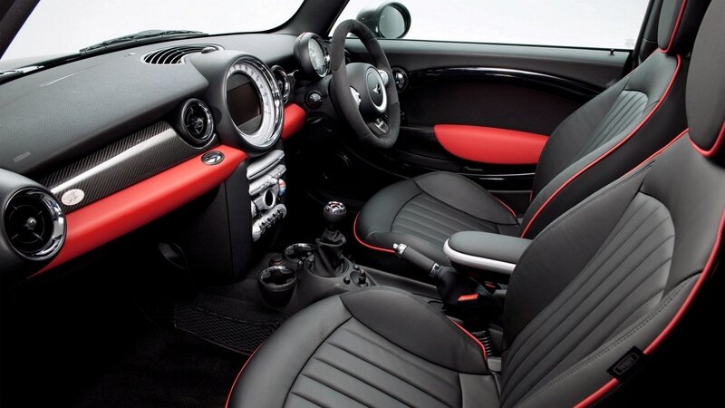 interior of a mini cooper