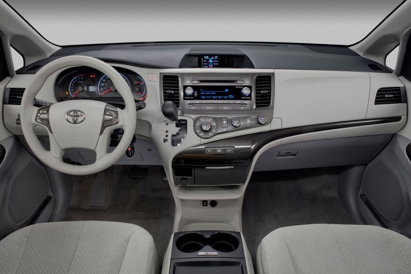 Interior of a Minivan — Gray