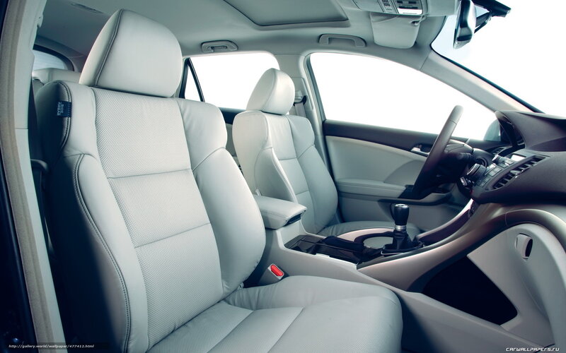 Interior of a modern car