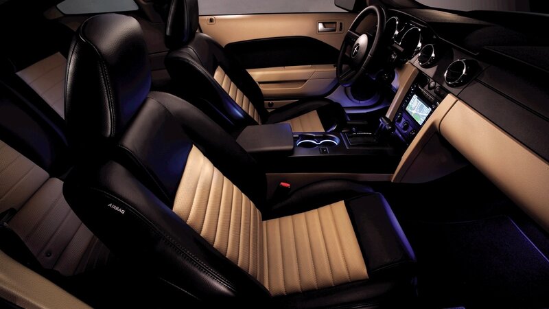 Interior of a modern car