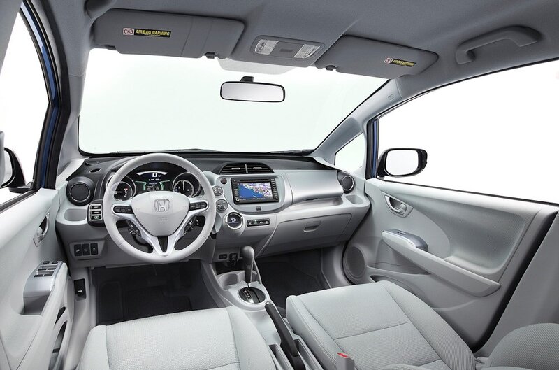 Interior of a modern car