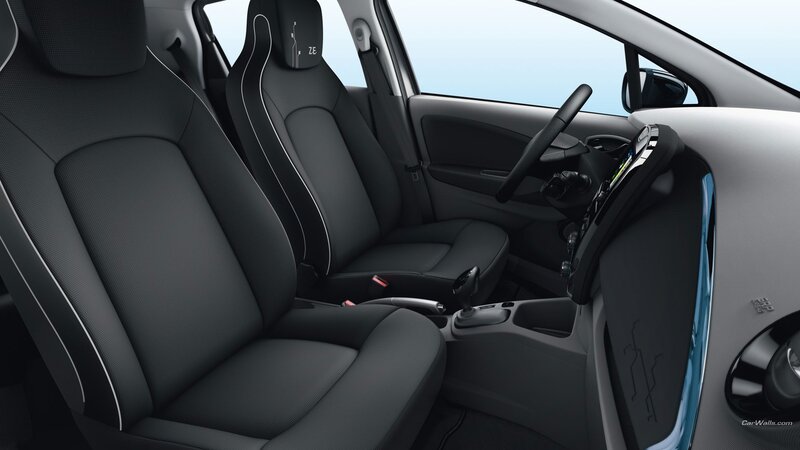 Interior of a modern car