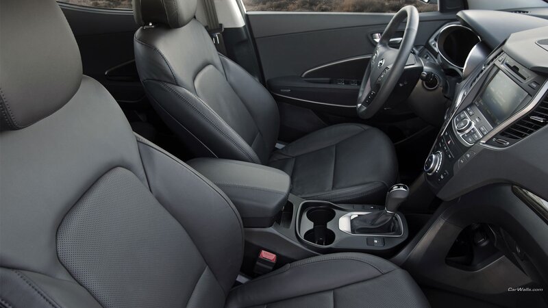 Interior of a modern car