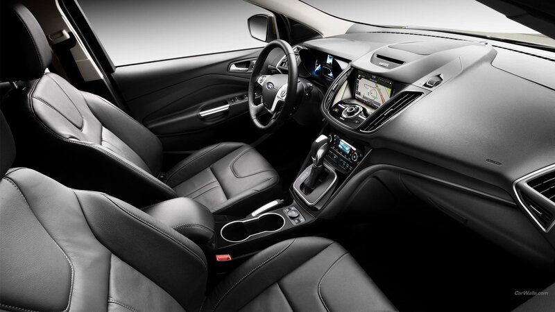 Interior of a modern car