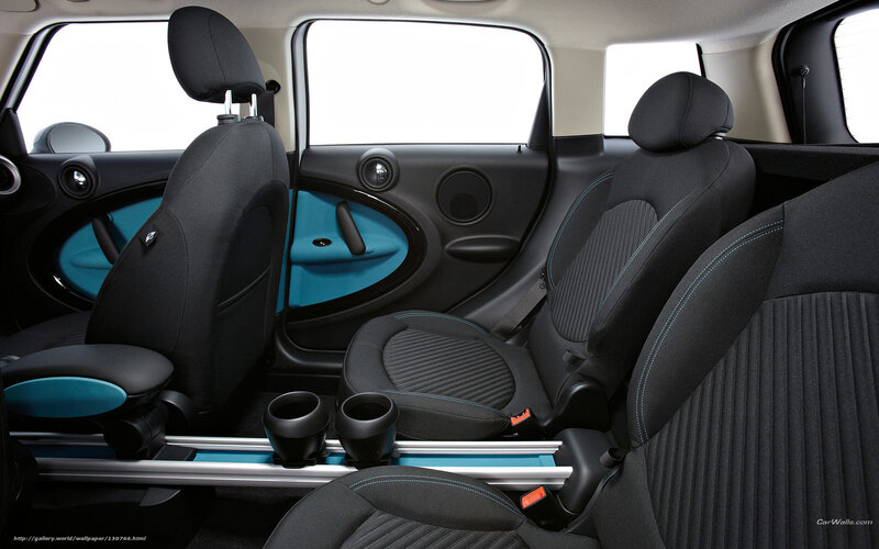 Interior of a modern car