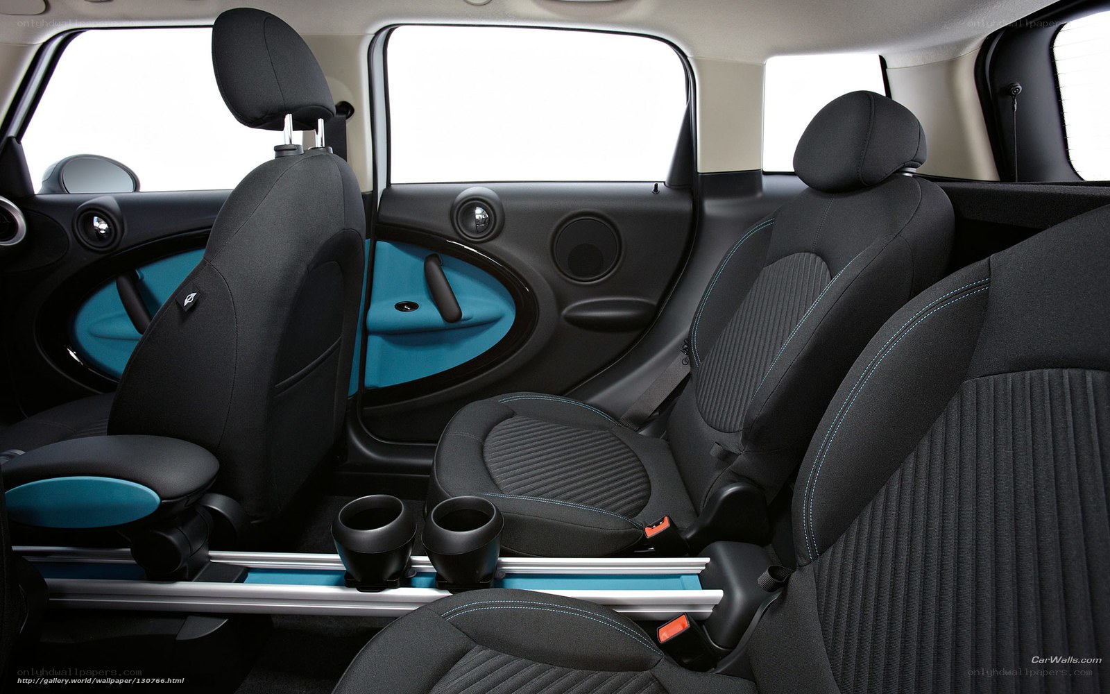 Interior of a modern car